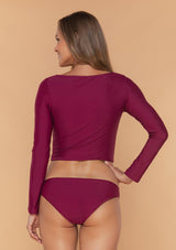 Basic bikini bottom burgundy